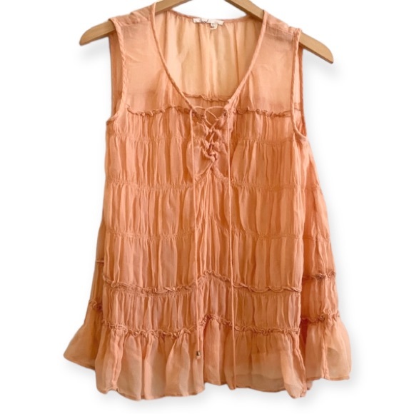 Anthropologie Floreat Calla Lace-up Tank Top Blouse
Size 6 - Picture 3 of 10
